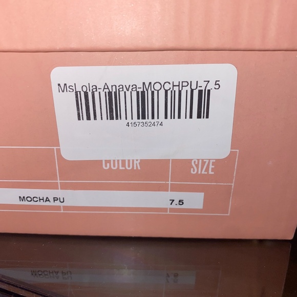 Brown Lace-Up Heels - Picture 8 of 8